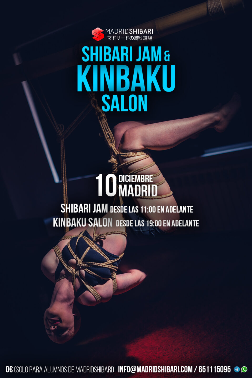 Rope Jam + Kinbaku Salon (10 Dic. 2021) Madrid Madrid